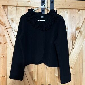 Tribal Black Textured Jacket